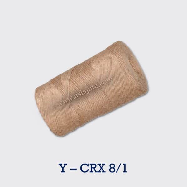8 Lbs 1 Ply CRX Jute Yarn - CB CRM CRP CRT HESSIAN SACKING AXMINSTER RCI QUALITY JUTE YARN MANUFACTURER - JUTE SPINNING INDUSTRY - TWINE SPOOL THREAD CORD ROPE